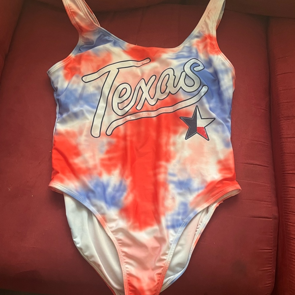 Texas Tie-Dye Swimsuit